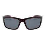 Brown Stainless Steel Sunglasses