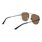 Brown Metal Sunglasses