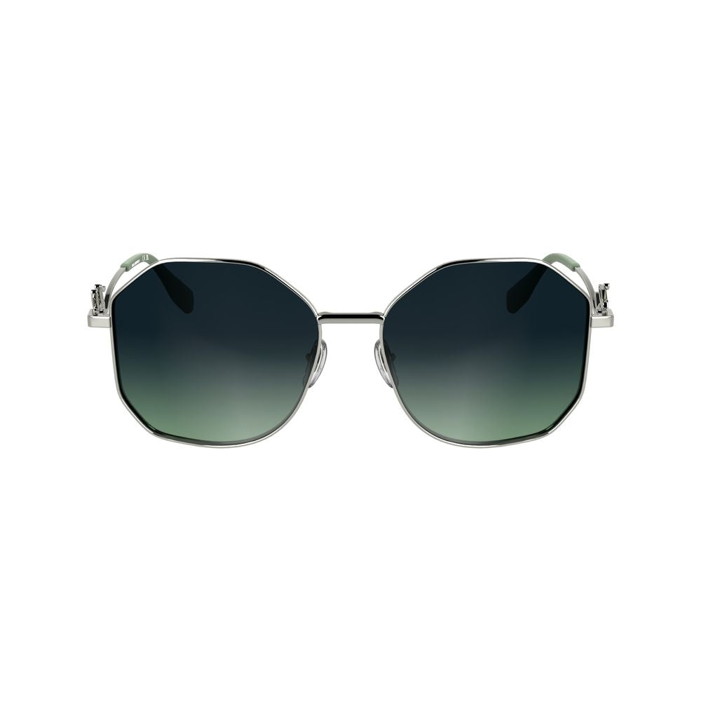 Gray Metal Sunglasses