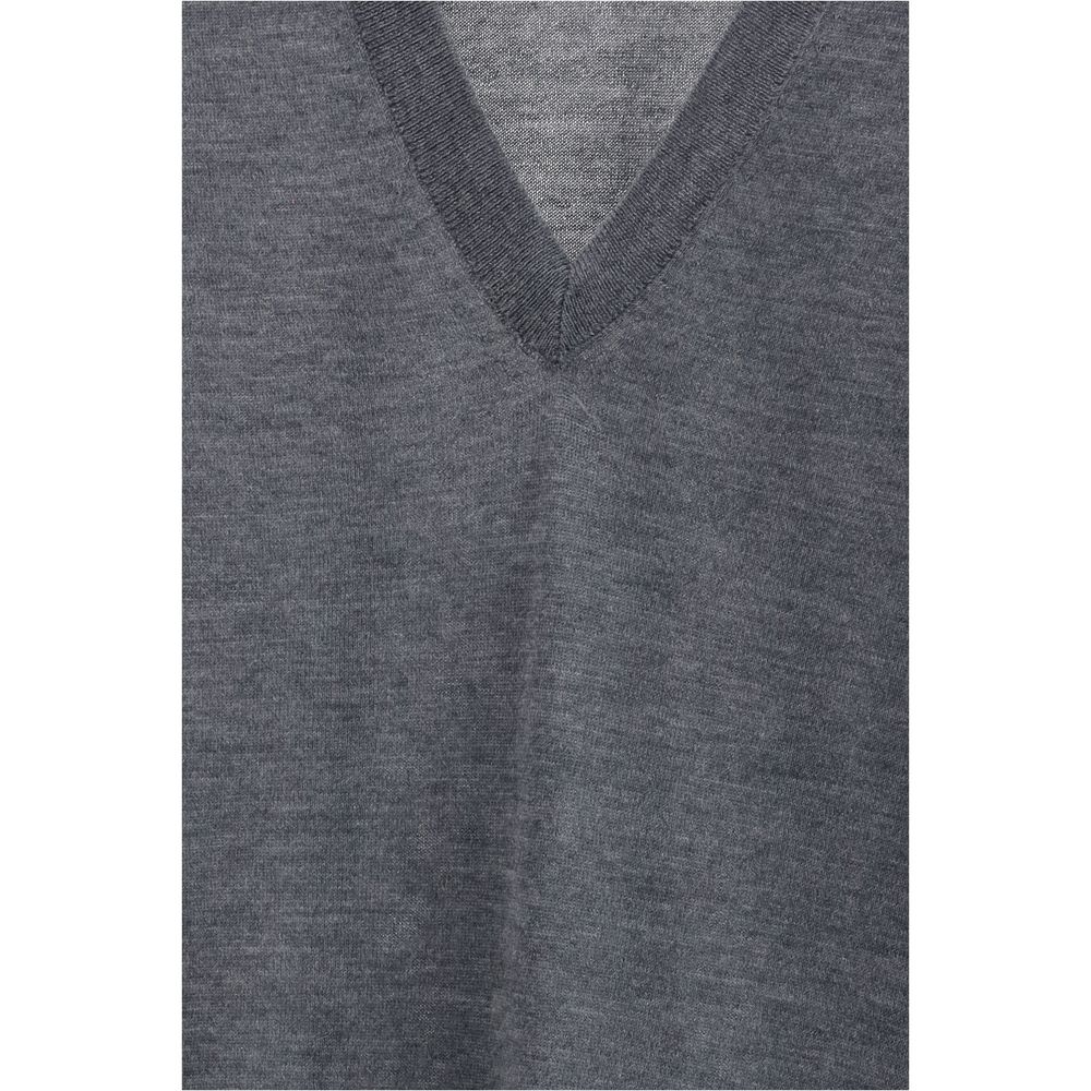 Gray Cashmere Sweater