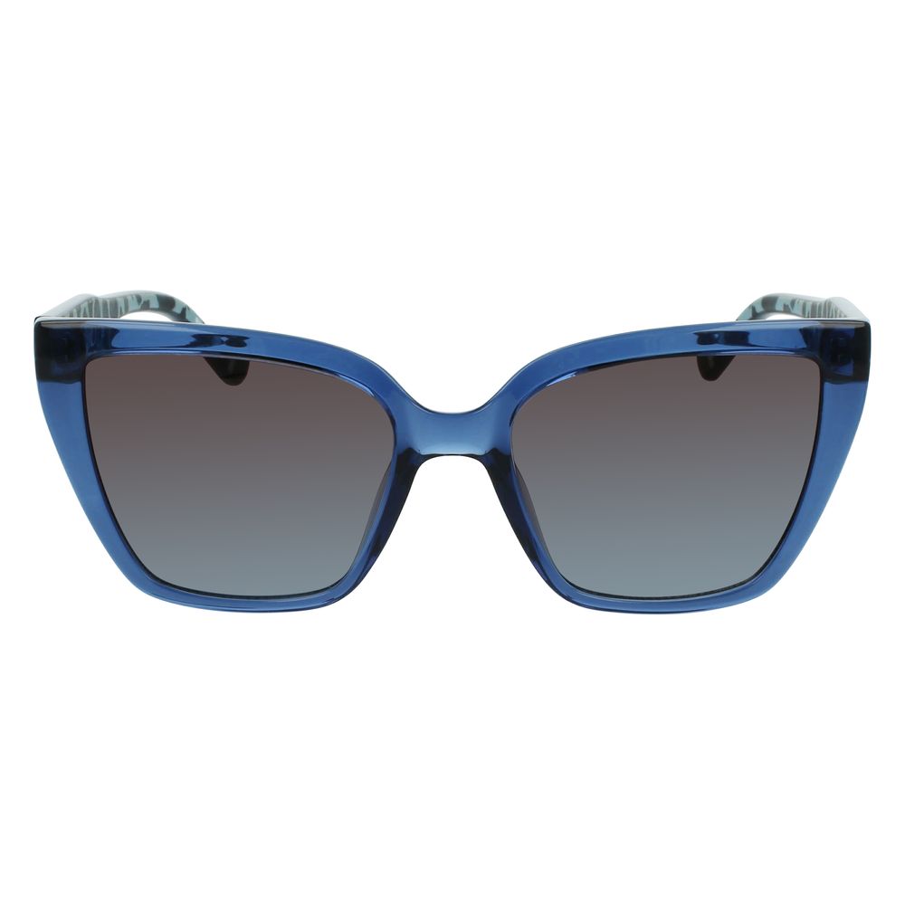 Blue Injected Sunglasses