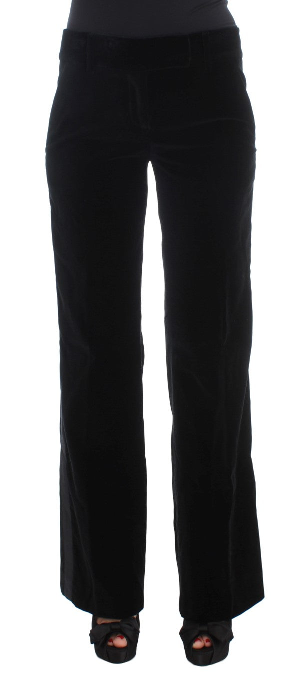 Black Viscose Pants
