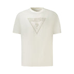 White Cotton Men T-Shirt