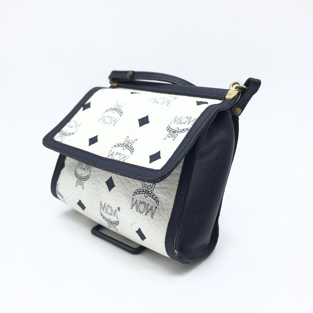 Mini Crossbody Bag White Visetos