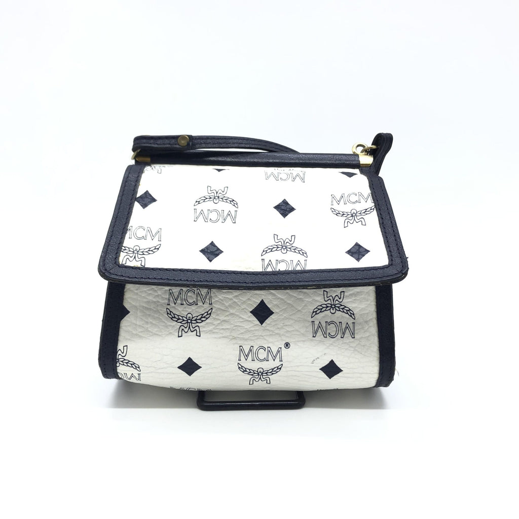 Mini Crossbody Bag White Visetos