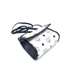 Mini Crossbody Bag White Visetos
