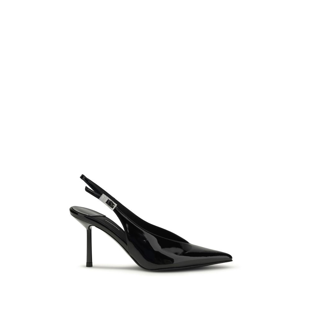 Black Calf Leather Bos Taurus Pumps