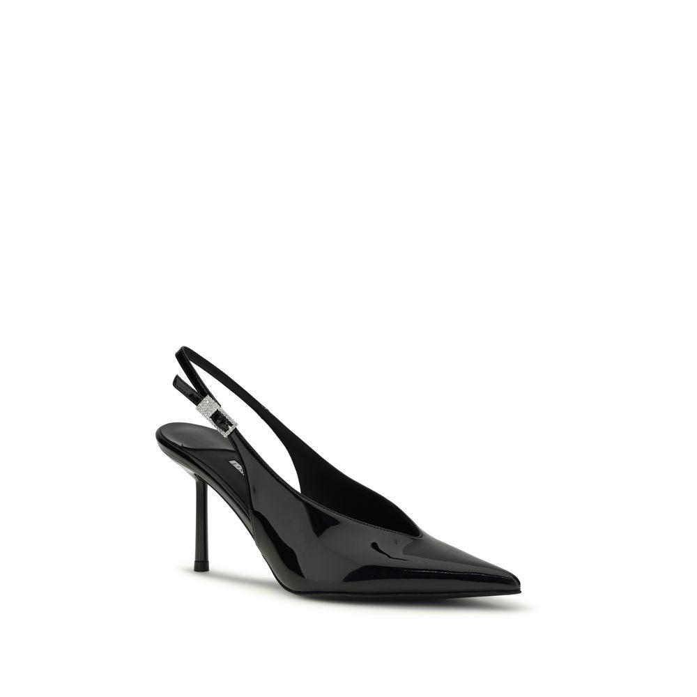 Black Calf Leather Bos Taurus Pumps