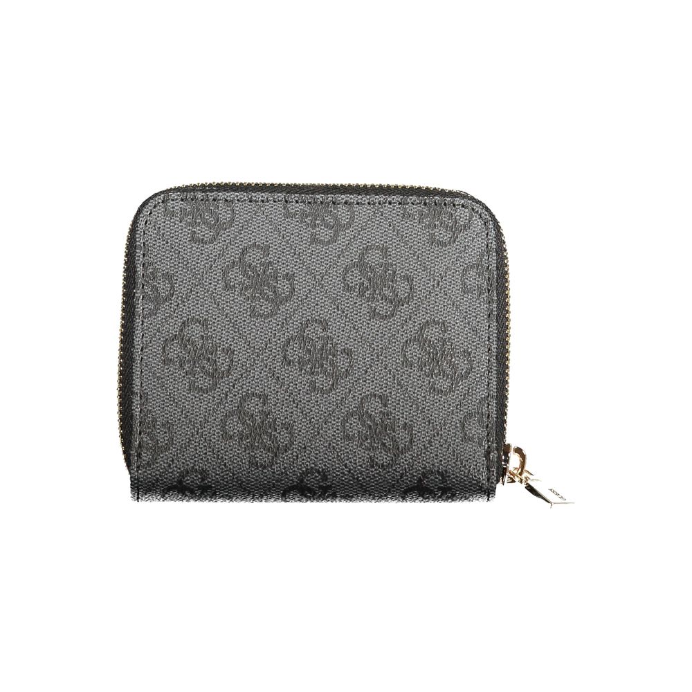 Black Polyethylene Women Wallet