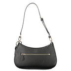 Black Polyethylene Women Handbag