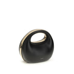 Black Calf Leather Bos Taurus Handbag