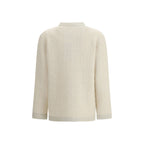 Beige Wool Cardigan