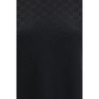 Black Wool Casual Dress