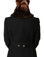 Brown Fur Shoulder Collar Neck Wrap 60cm x 14cm Scarf