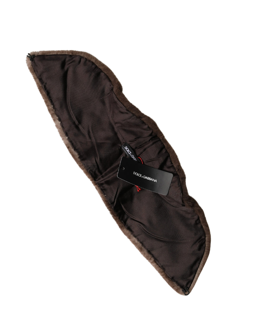 Brown Fur Shoulder Collar Neck Wrap 60cm x 14cm Scarf