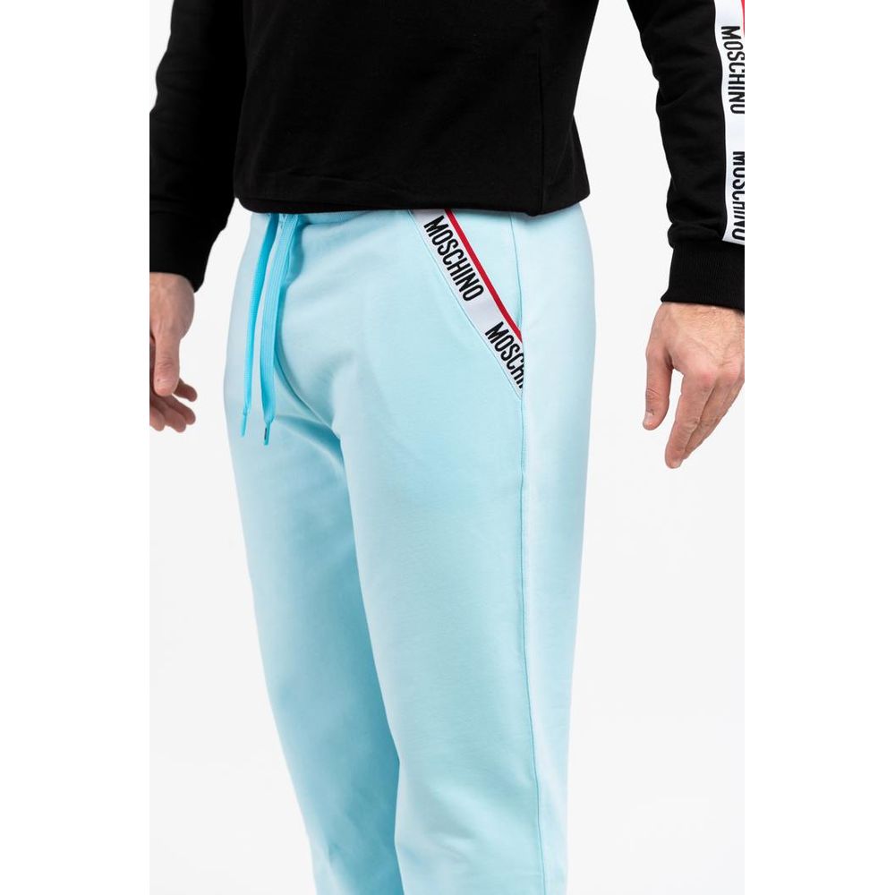 Blue Cotton Joggers (Workout Pants)
