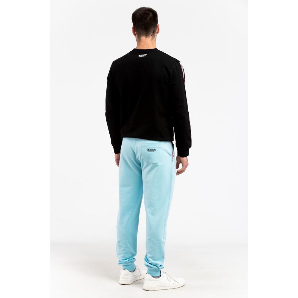 Blue Cotton Joggers (Workout Pants)