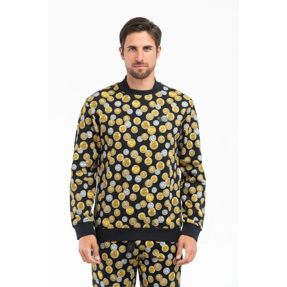 Black Cotton Sweatshirt