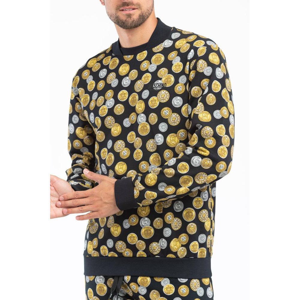 Black Cotton Sweatshirt