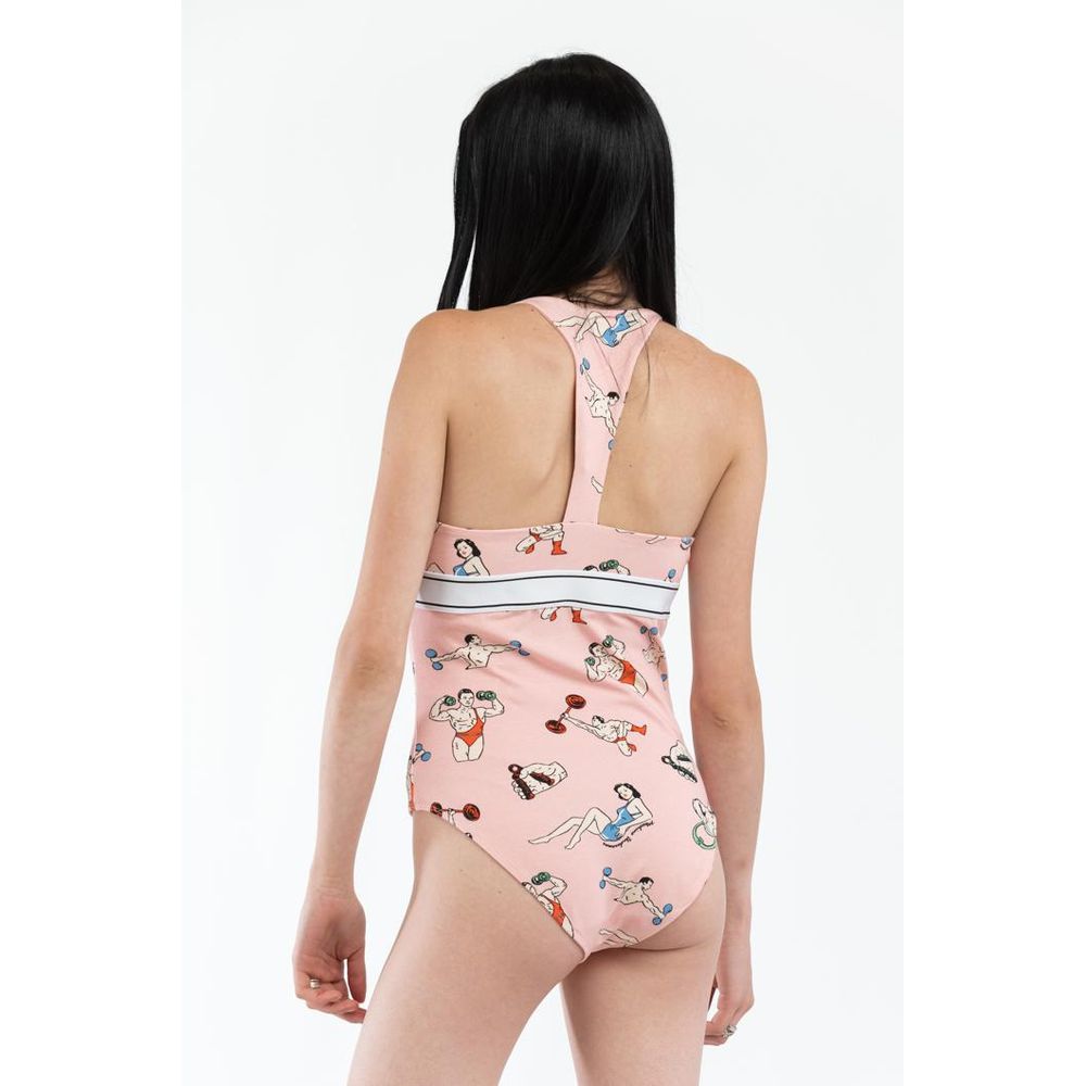 Pink Cotton Bodysuit