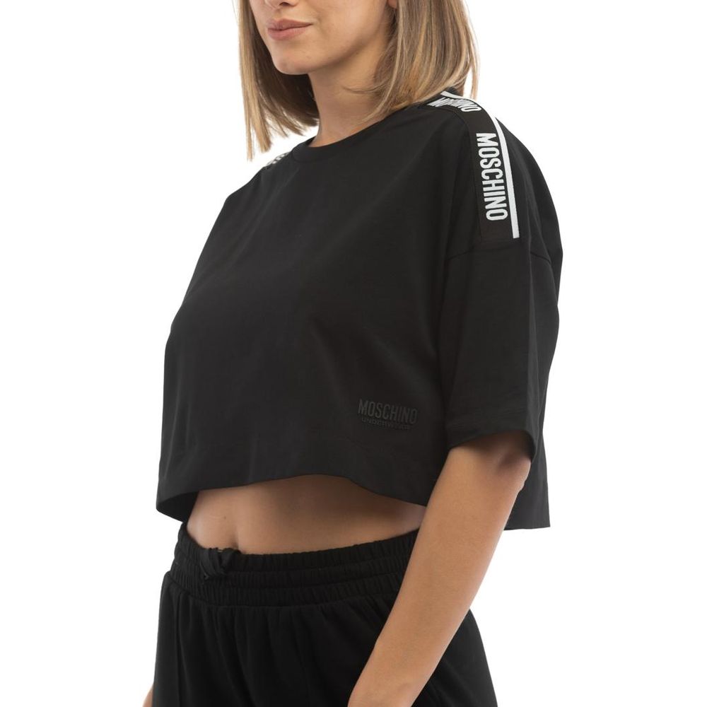 Black Cotton T-Shirt