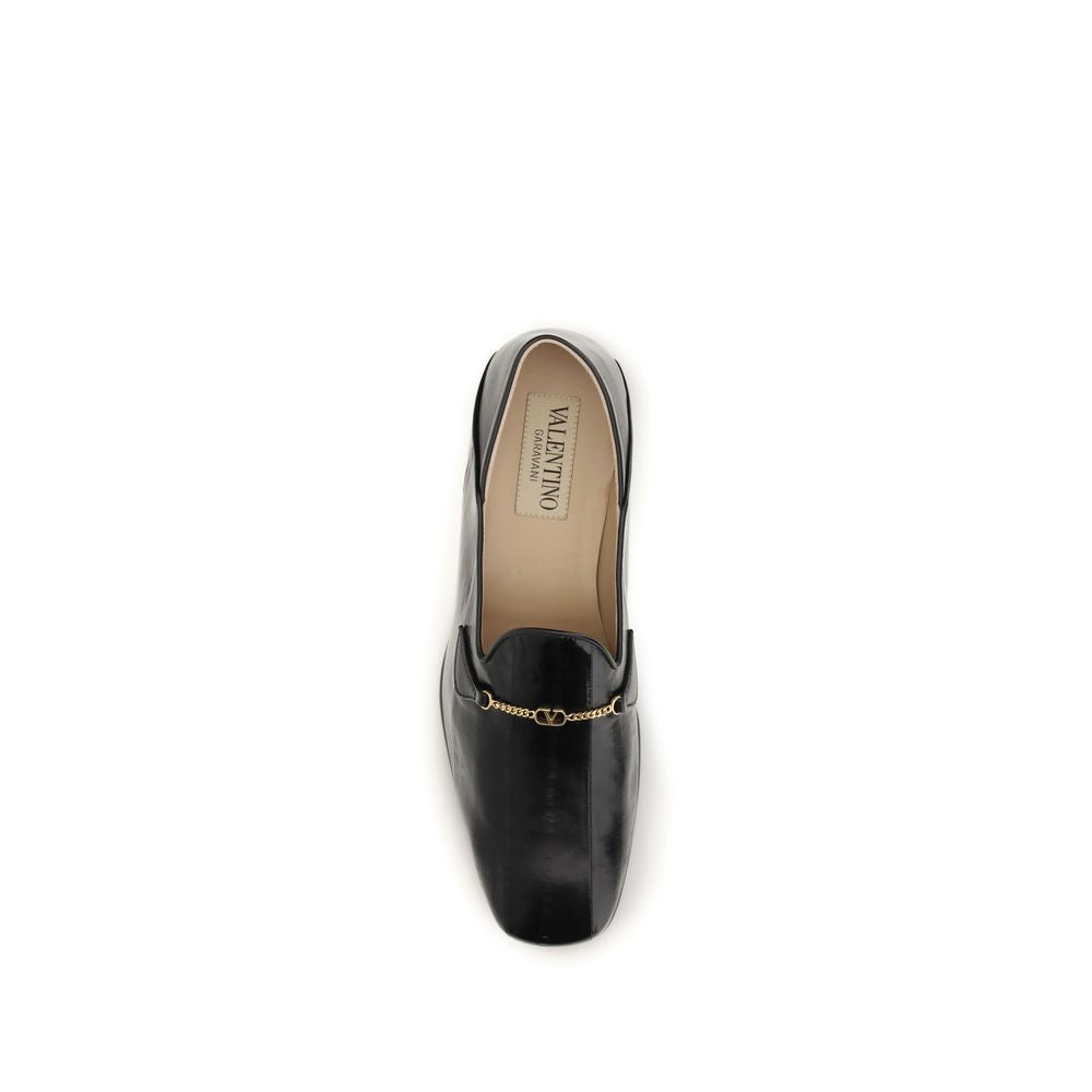 Black Hagfish Slip-On Loafers