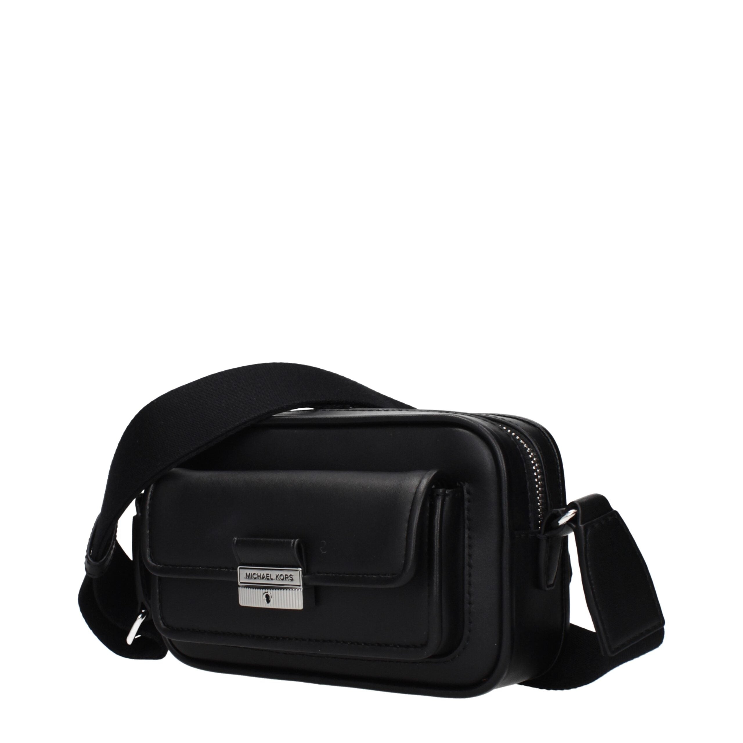 Black Leather Crossbody Bag