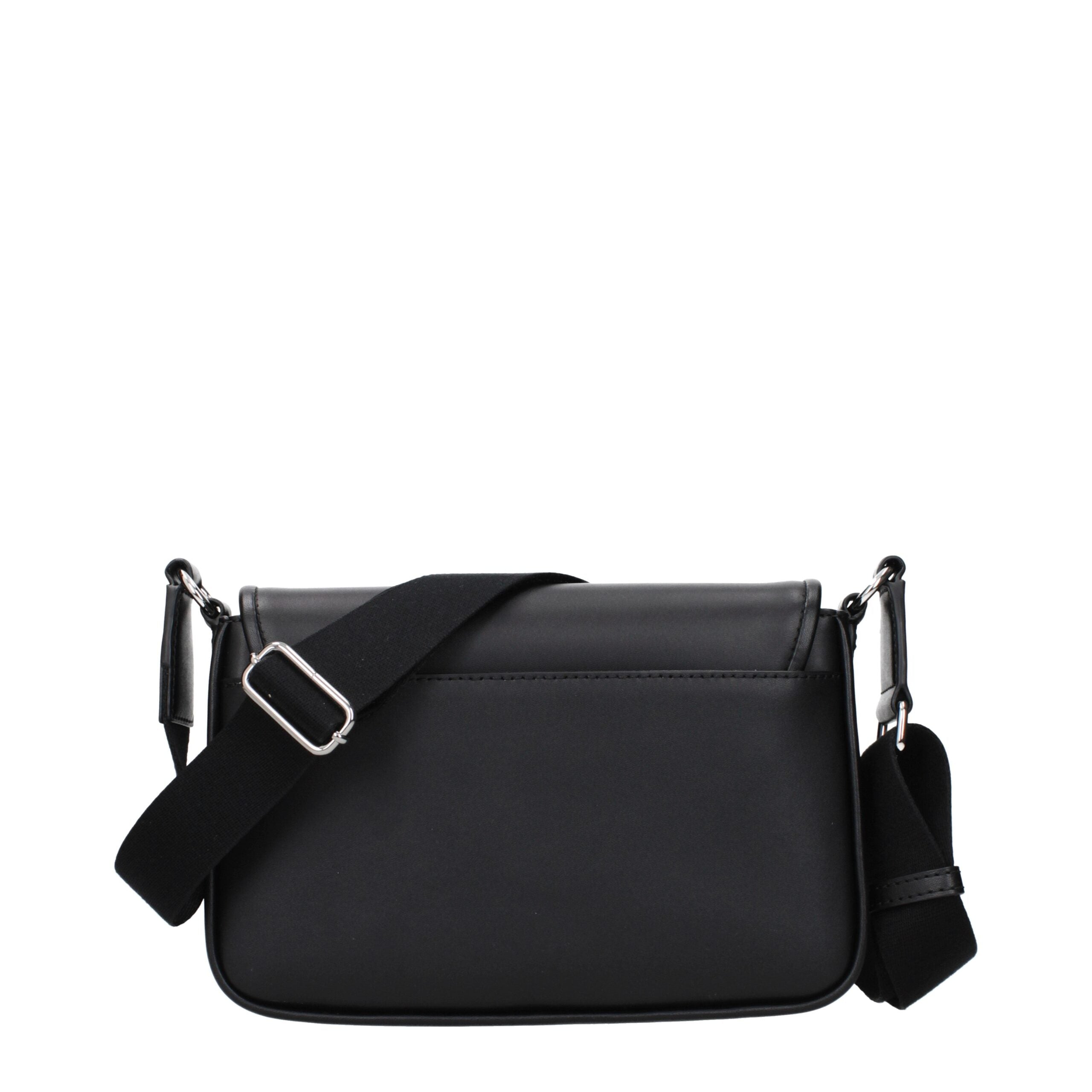 Black Leather Crossbody Bag