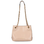 Pink Leather Shoulder Bag