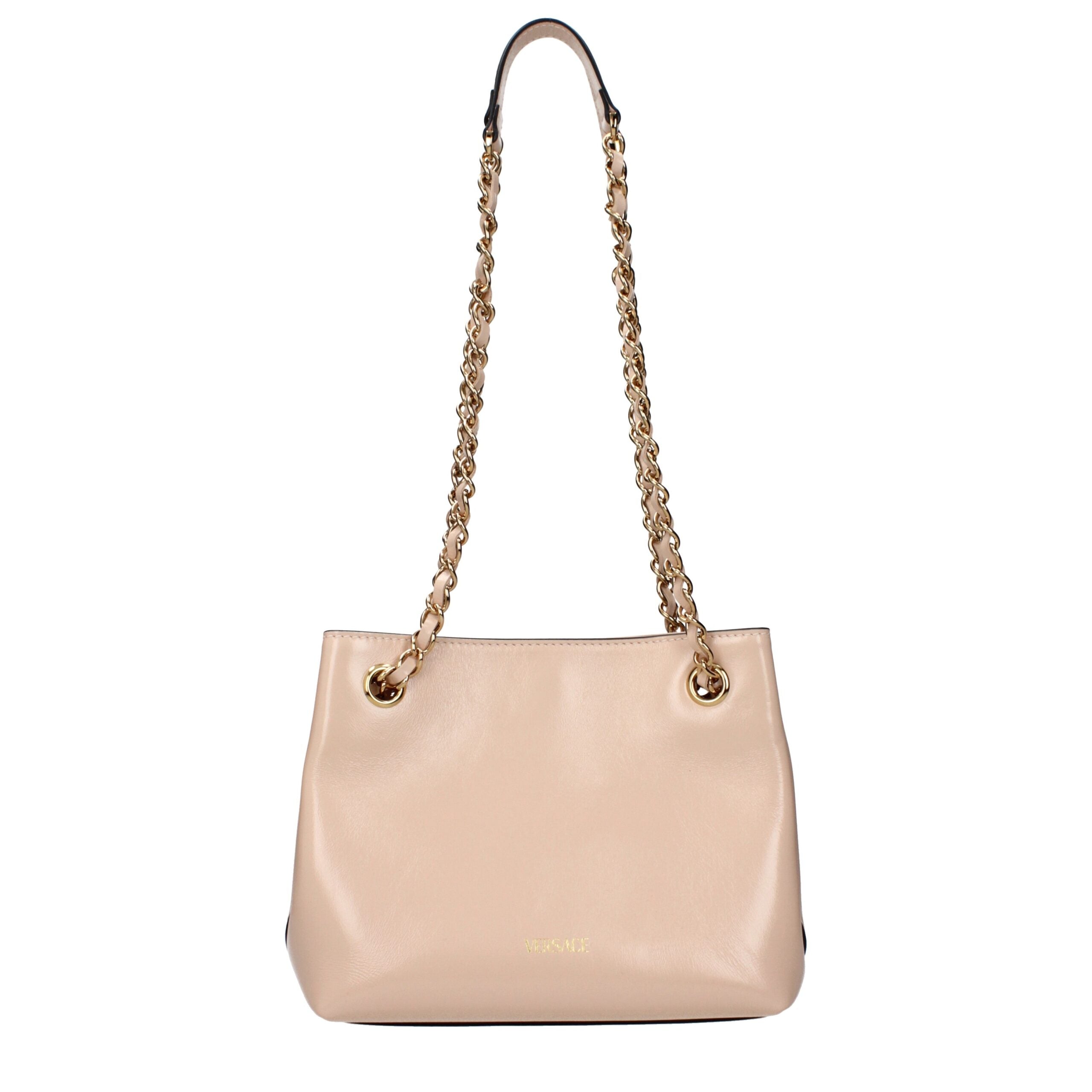 Pink Leather Shoulder Bag