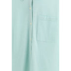 Blue Cashmere Dress Shirt