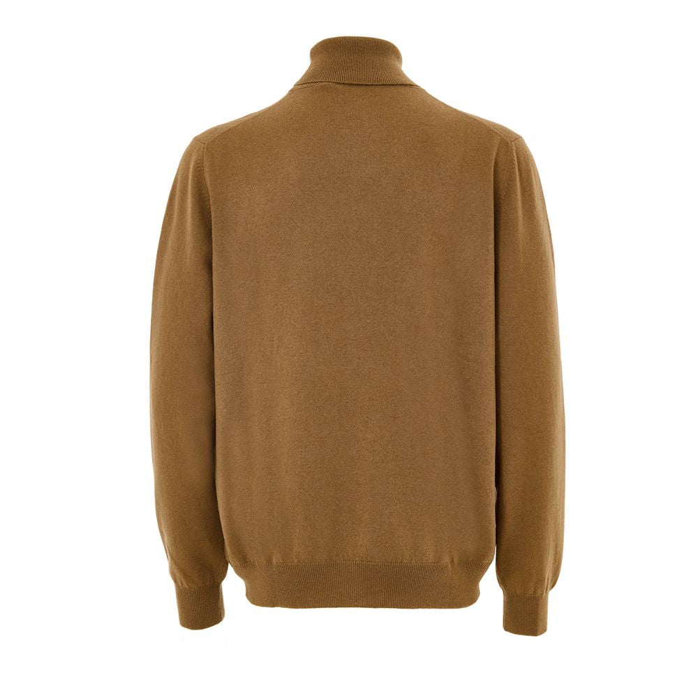 Brown Wool Turtleneck