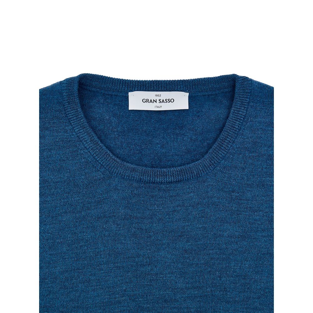 Blue Wool Sweatshirt