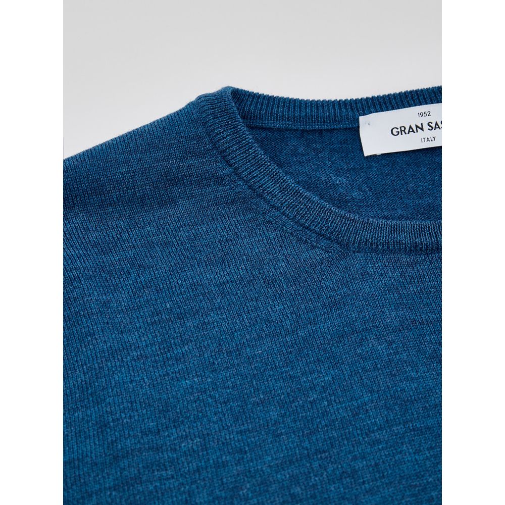 Blue Wool Sweatshirt