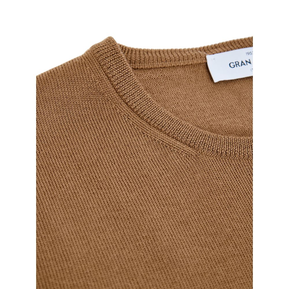 Brown Wool Sweatshirt