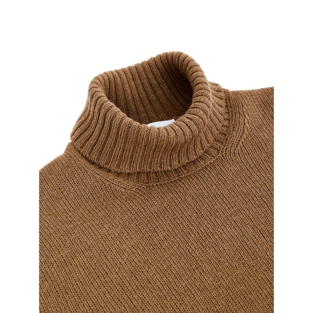 Brown Wool Turtleneck