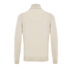 Beige Wool Turtleneck
