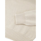 Beige Wool Turtleneck