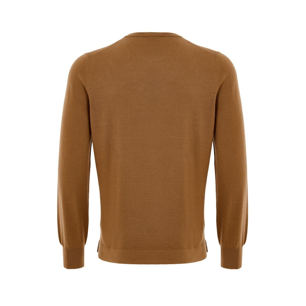 Brown Wool Sweatshirt
