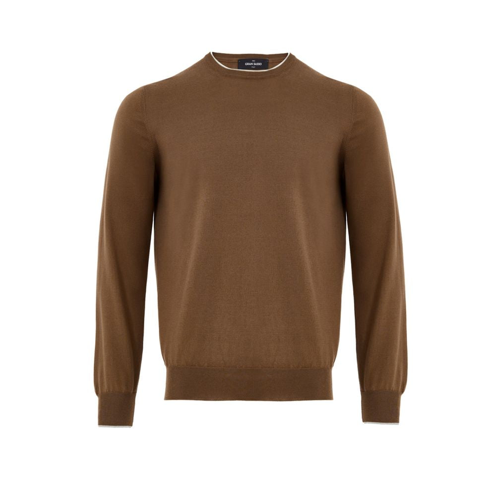 Brown Silk Sweatshirt