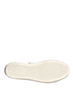 Black White Canvas Logo Mid Top Sneakers Shoes