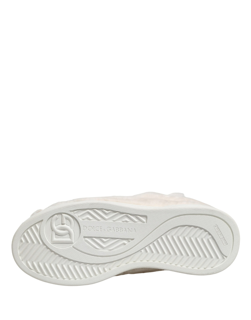 White Shearling Fur Bianco Low Top Sneakers Shoes