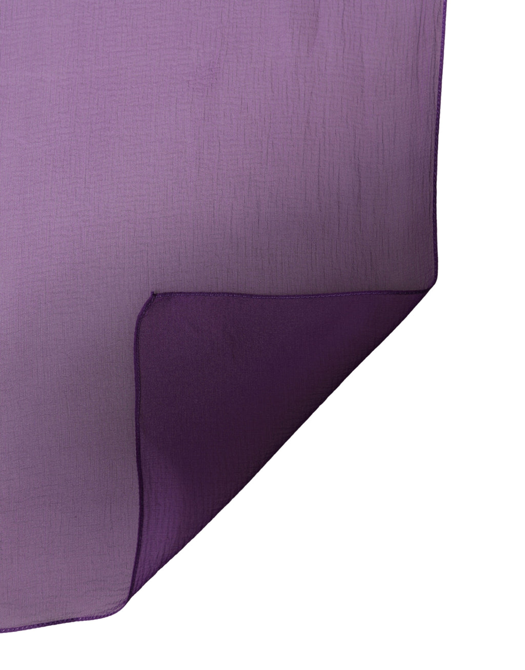 Purple Silk Neck Wrap Shawl Stole 200cm x 134cm Scarf