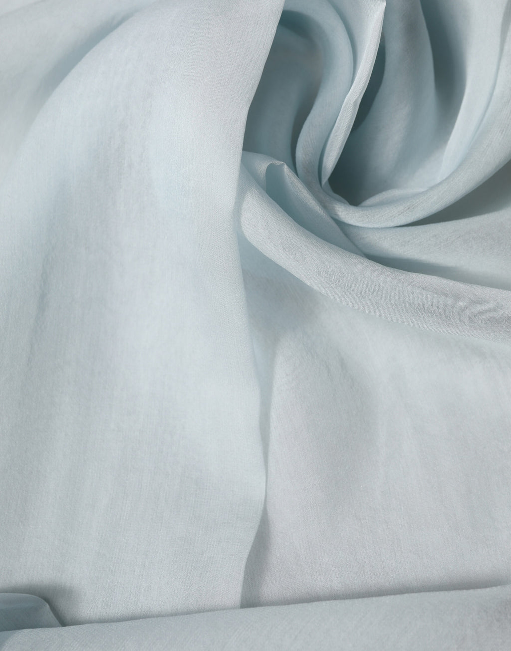 Light Blue Silk Sash Wrap Foulard 294.5cm x 19cm Scarf