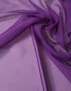 Purple Silk Neck Wrap Shawl Foulard 134cm x 131cm  Scarf