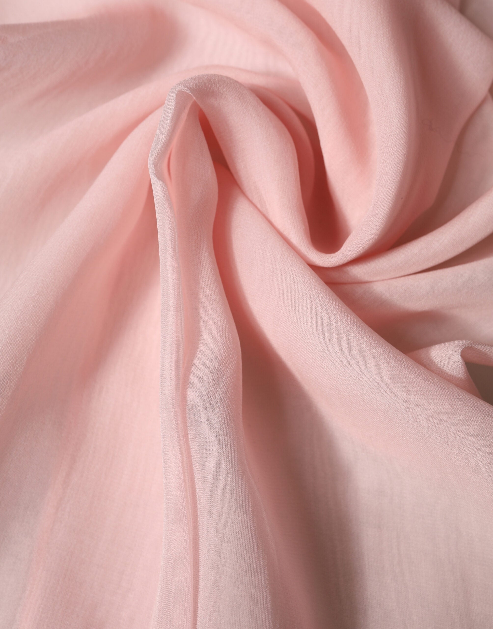 Light Pink Silk Neck Wrap Shawl Stole 272cm x 120cm Scarf