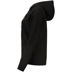 Black Cotton Women's Hoodie