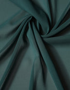 Dark Green Silk Neck Wrap Shawl Stole 200cm x 64c Scarf