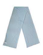 Light Blue Silk Neck Wrap Shawl Stole 200cm x 64cm  Scarf