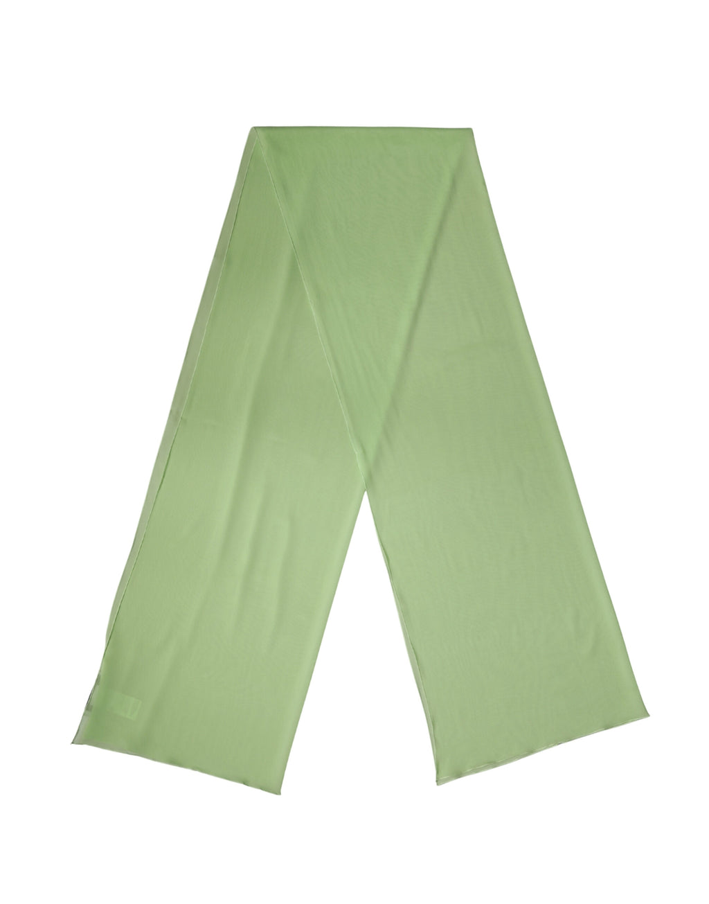 Light Green Silk Neck Wrap Shawl Stole 200cm x 64cm  Scarf